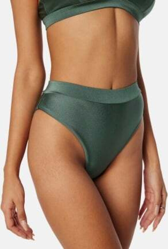 High Waist Bikini Bottom Green 34