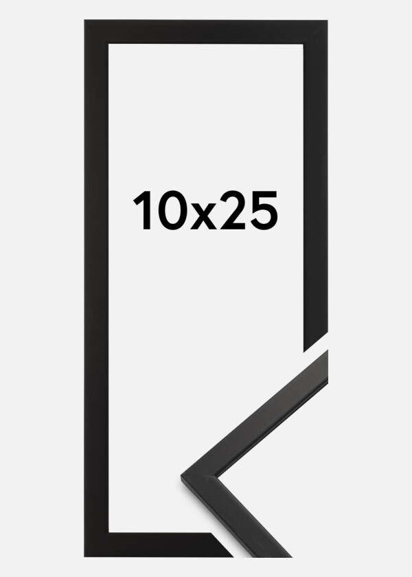 Ramme Edsbyn Akrylglass Svart 10x25 Cm