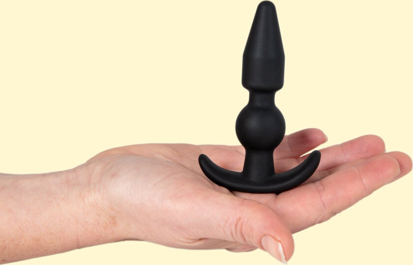 Silicone Black Anchor Plugg - Small