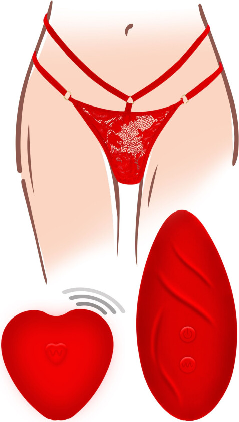 Divine The Sensual Red Panty Vibrator