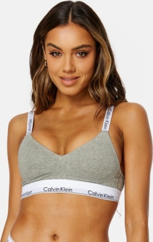 Light Lined Bralette Grey XL