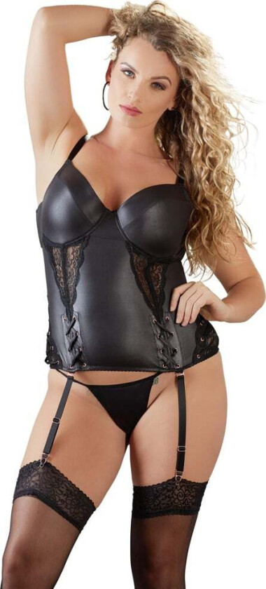 Svart Matt Basque & String