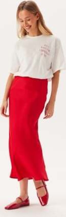 Viellette Hw Long Skirt Barbados Cherry 40