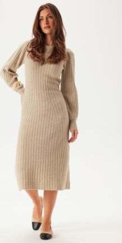 Vijacia O-neck L/S RIB KNIT MI Natural Melange S