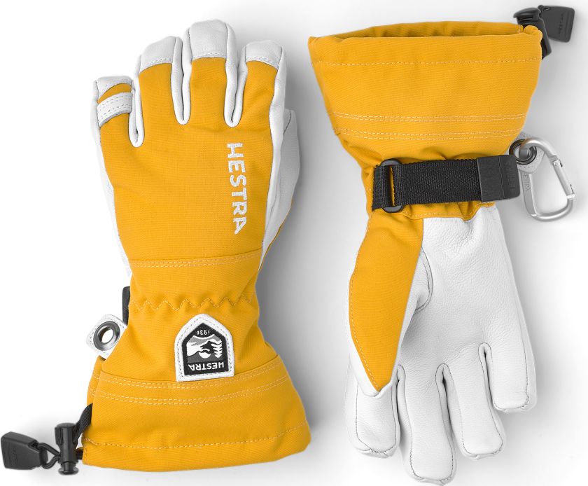 Army Leather Heli Ski Senap 4-5år