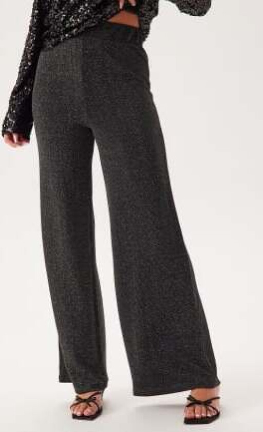 Pclina Hw Wide Pants Black S