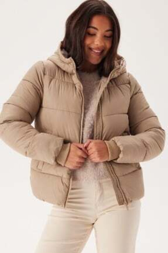 Pcbee New Short puffer Jacket Silver Mink L