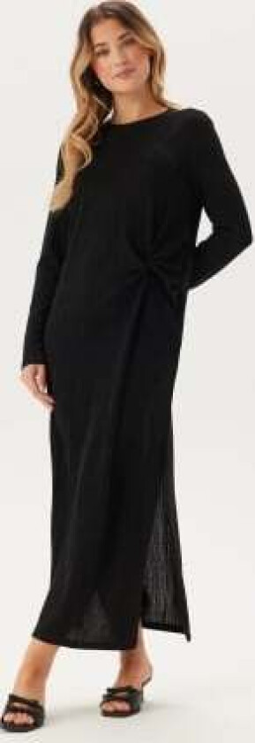 pcRenata LS Knot Dress Black XS