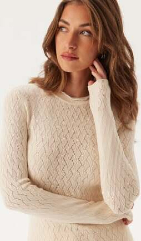 Slfcabala Ls Knit O-neck Birch M