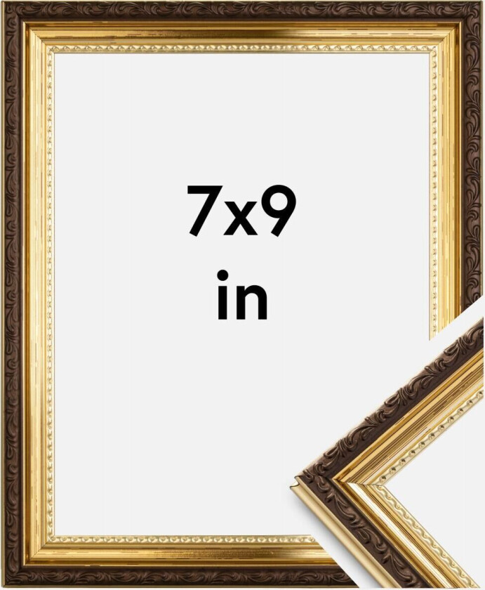 Ramme Abisko Akrylglass Gull 7x9 Inches (17,78x22,86 Cm)