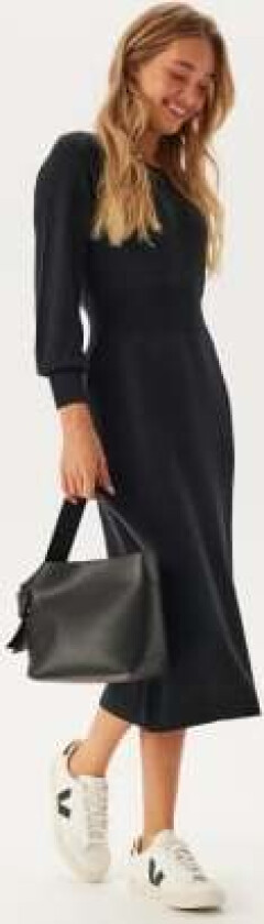 Vimarla Boatneck Long Knit Dre Black Beauty L