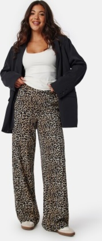 Objalba Lisa Wide Pant Print Humus AOP:LEO 40