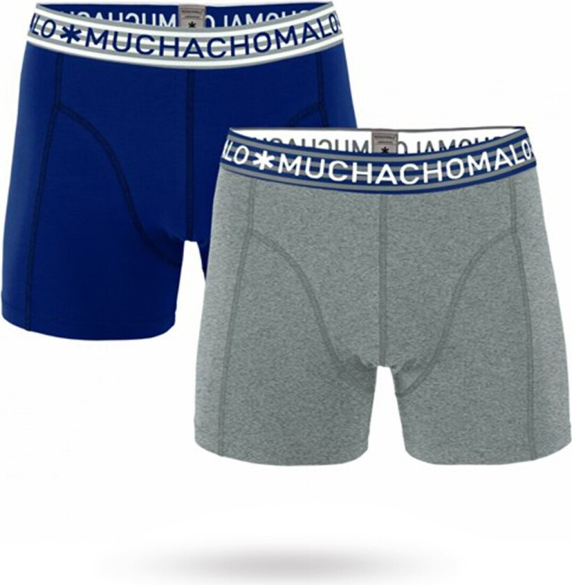 Basic Grey/Navy - 2-pack Boxershorts