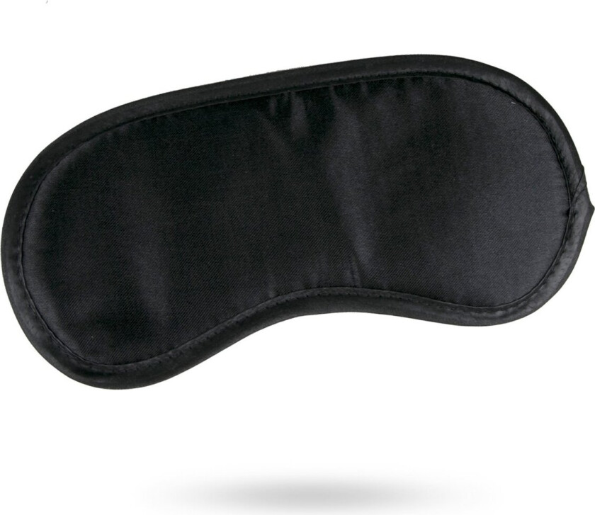 Svart Sovemaske i Sateng