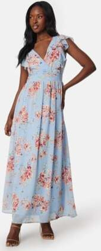 Vikarin V-Neck ankle dress Kentucky Blue 38