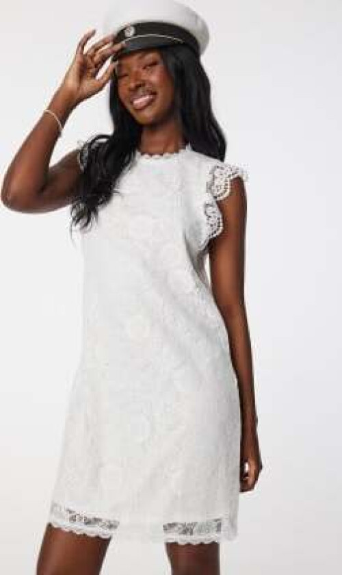 Pcolline SL Lace Dress Cloud Dancer M