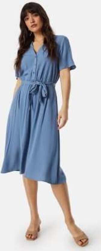 Vimoashly S/S Midi dress Cornflower blue 38