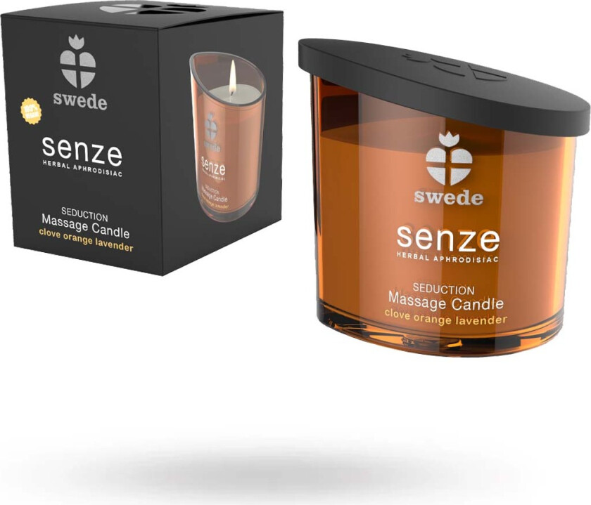 Senze Seduction Massasjelys - Clove Orange Lavender