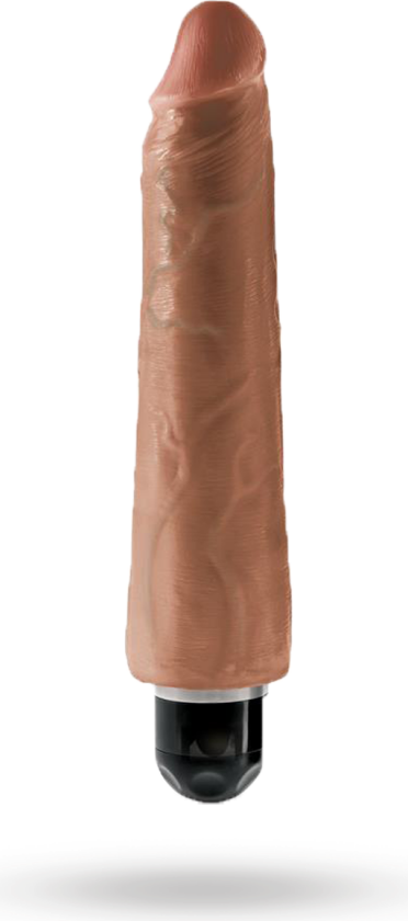 KING COCK VIBE STIFFY 9" TAN