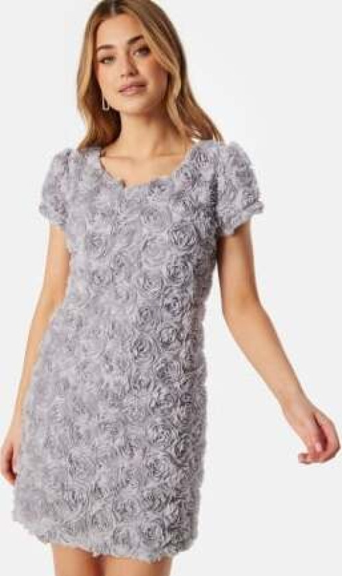 Parker Dress Silver Blue 38