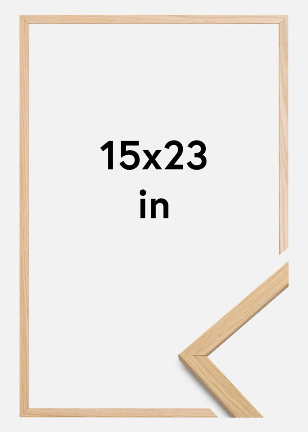 Ramme Edsbyn Akrylglass Eik 15x23 Inches (38,1x58,42 Cm)