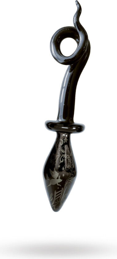 Fashionistas Glass Pigtail Butt Plug - Small