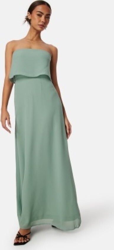 Milina Strap Maxi Dress Green Milieu 44