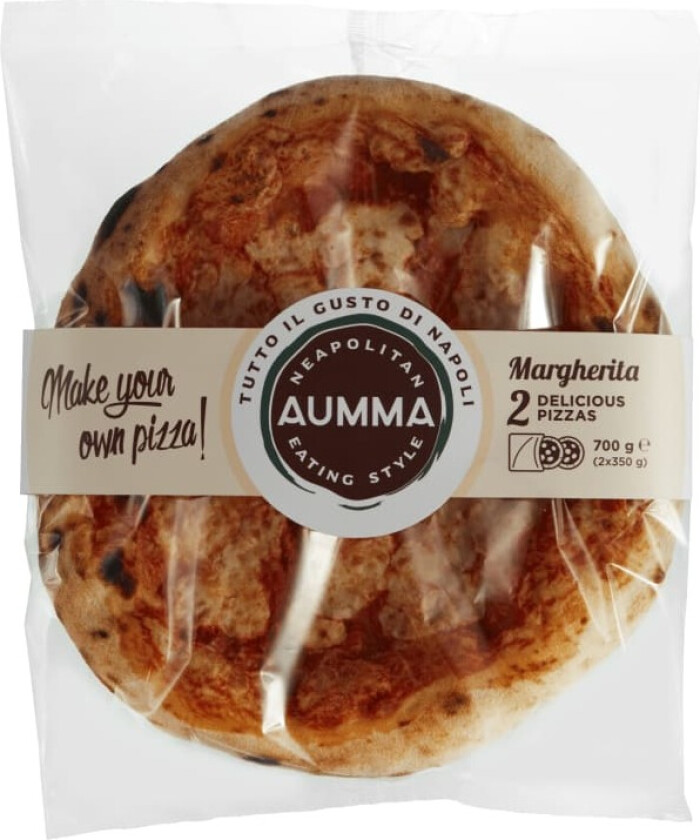 Pizza Margherita 2x350g Aumma