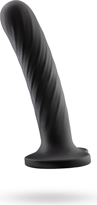Temptasia Twist Black Dildo - Large