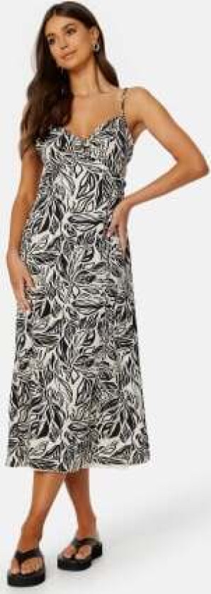 Limia Maya Strap Dress Birch AOP:Maya black 36