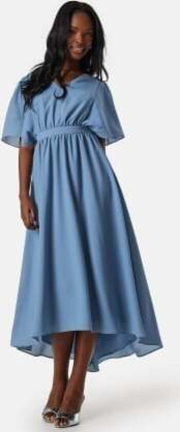 Mirage 2/4 V-Neck Ankle Dress Coronet Blue 38