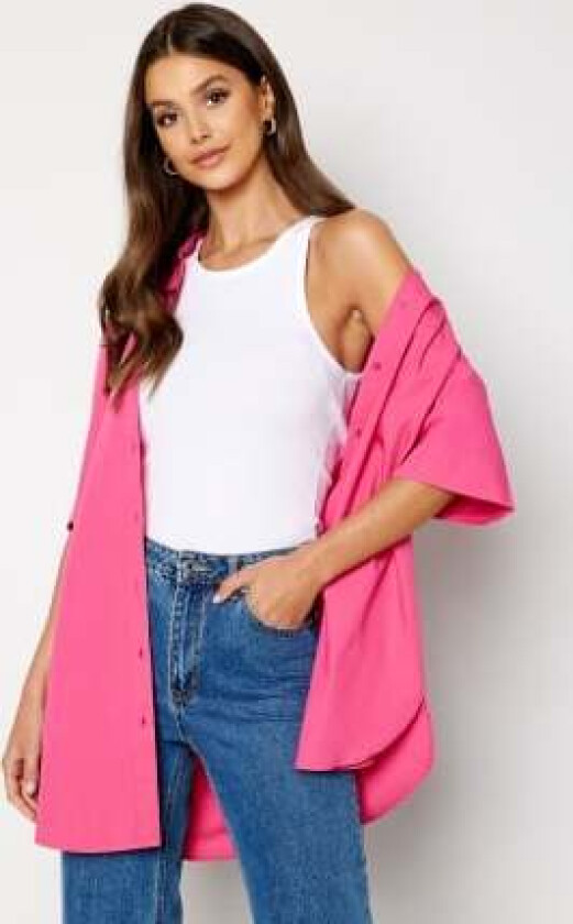 Kenya Life Rib Tank Top White XS