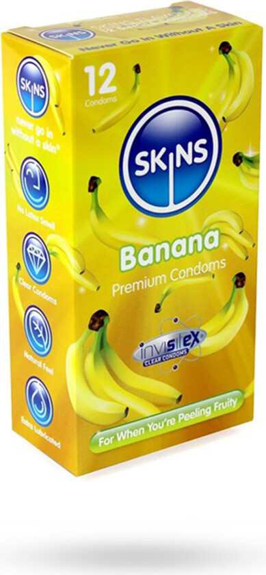 Kondomer med Banansmak 12-pack