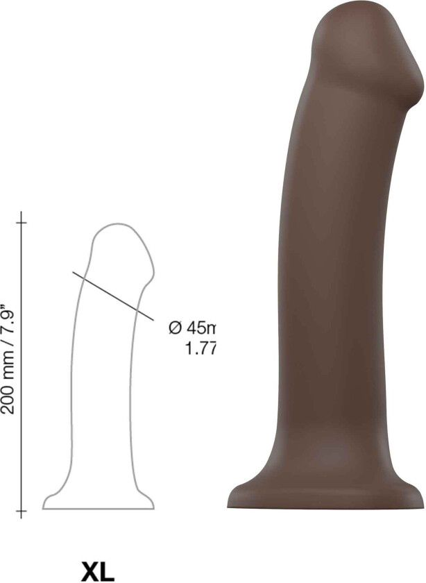 Bøybar Dildo Dual Density XL - 20 cm
