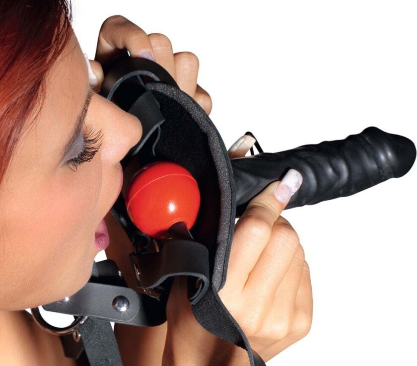 Head Harness with dildo and gag