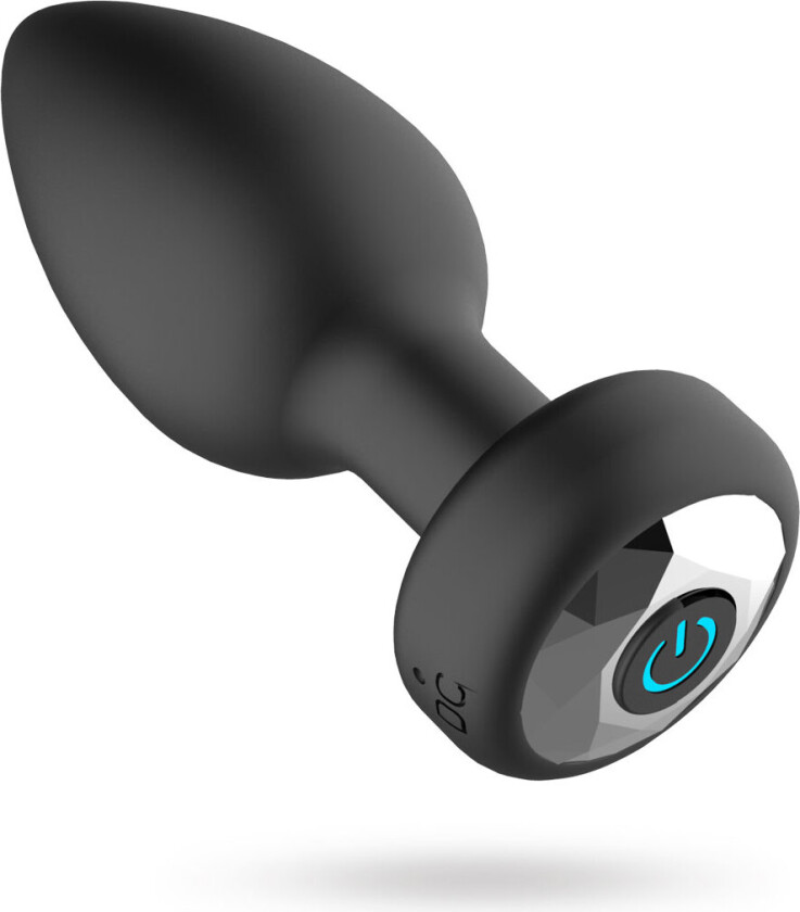 Vibrating Plug with Stone and Remote Controller