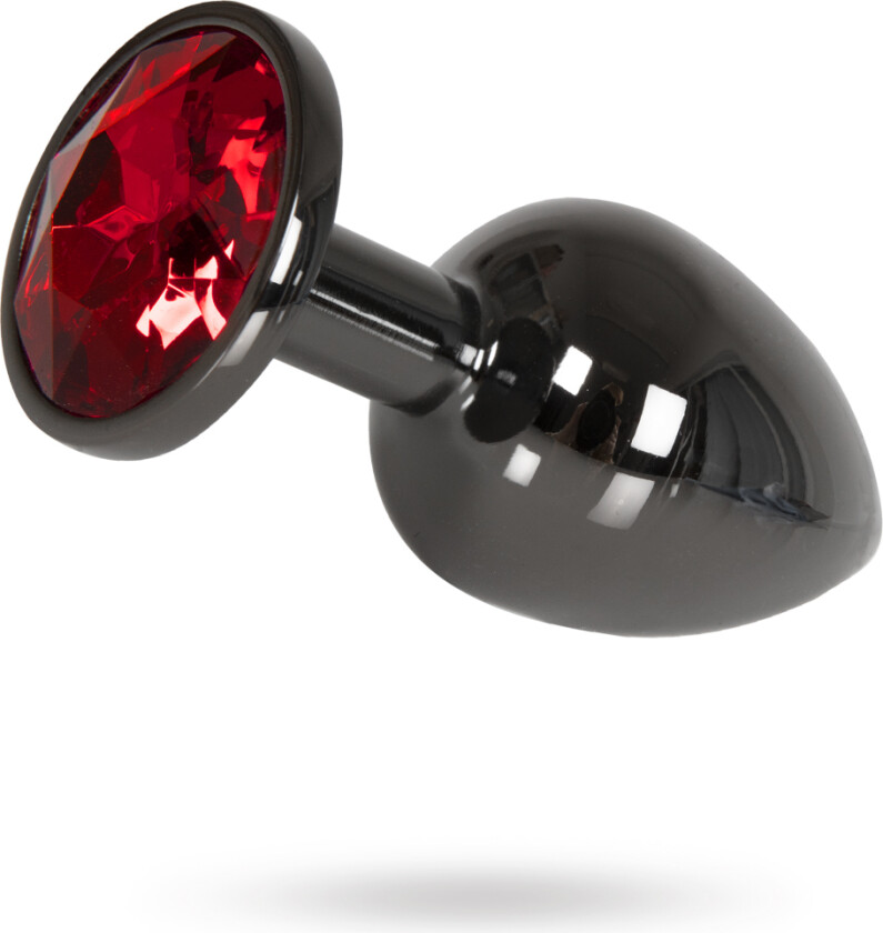 Heavy Butt Plug Gun Metal - Red Stone 145g