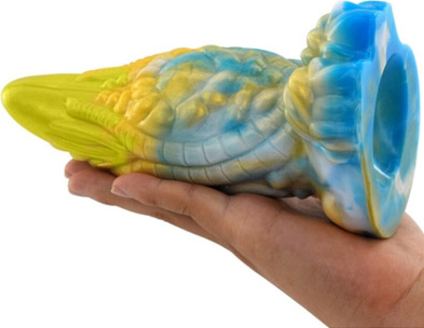 Rhegax Dildo Gold-Blue 20 cm