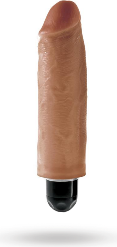 KING COCK VIBRATING STIFFY 6" TAN