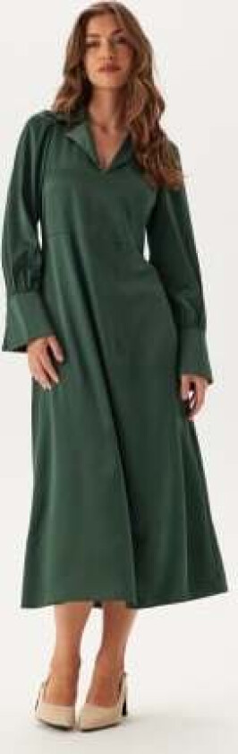 Yaspella Ls Long Shirt Dress Sycamore S