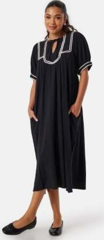 Vimanda S/S midi dress Black/White 38