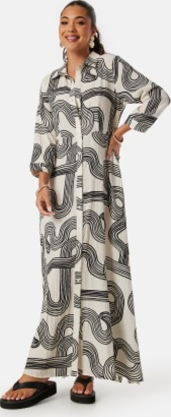 Objalli 3/4 Shirt Dress Sandshell 38