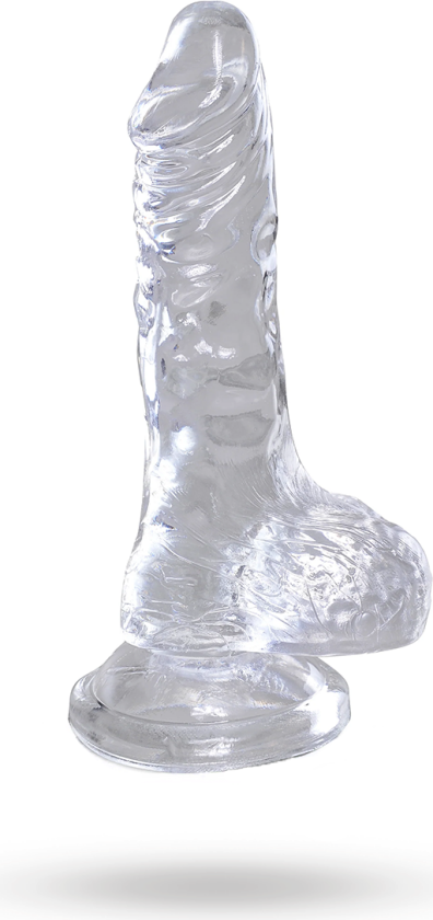 Clear 10 cm Cock with Balls