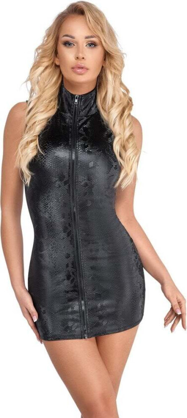 Black party Dress Snake Zip
