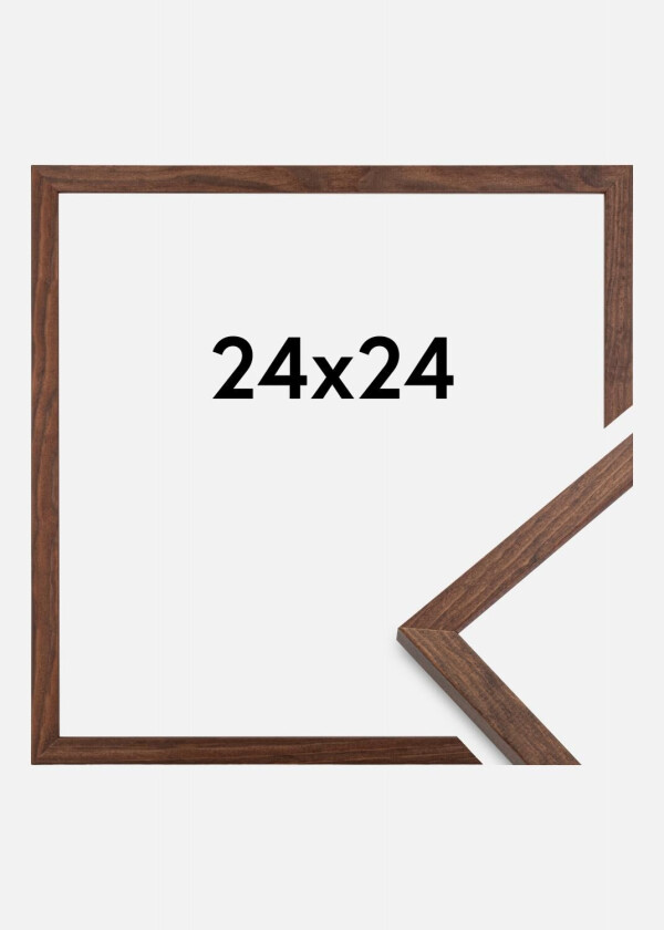 Ramme Galant Akrylglass Valnøtt 24x24 Cm