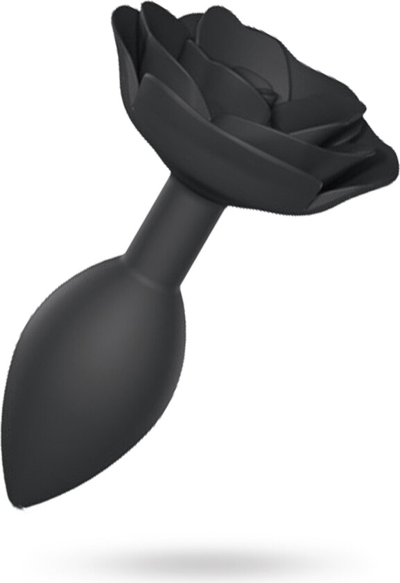 OPEN ROSES BUTTPLUG SIZE L - BLACK ONYX