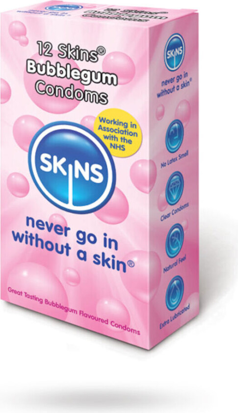 Bubbelgum Kondomer - 12 pack