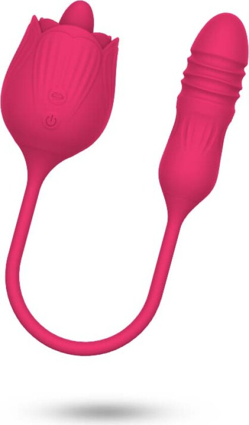 LICKING ROSE + THRUSTING DILDO