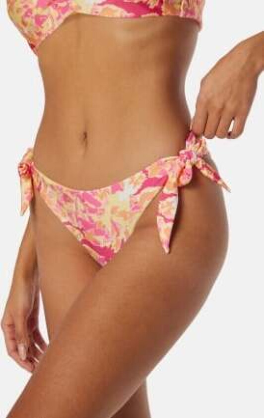 Tie Bikini Bottom Coral/Floral 36