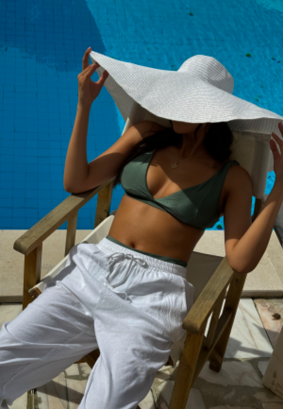 Padded Bikini Top Green 48